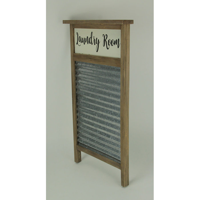August Grove® Washboard Laundry Room Wall Décor Wayfair